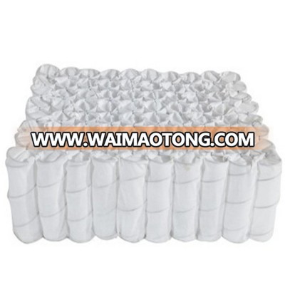 Customized size roll package or rolling mattress pocket spring