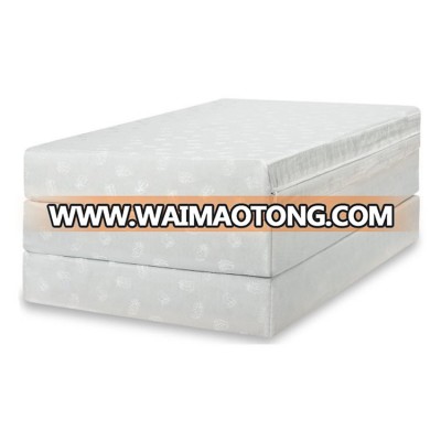 2017 new design easy carry single size for sofa bed travel folding sponge mattress with removable cover