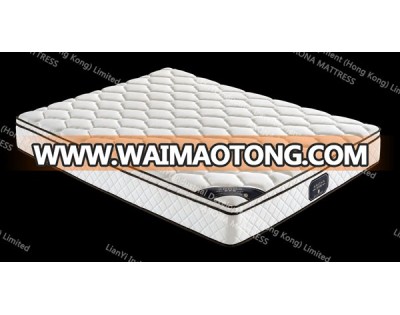 2017 best quality three quarter rolling tight top euro Spring mattress